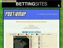 Tablet Screenshot of footiemap.com